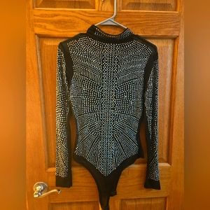 Rhinestone bodysuit